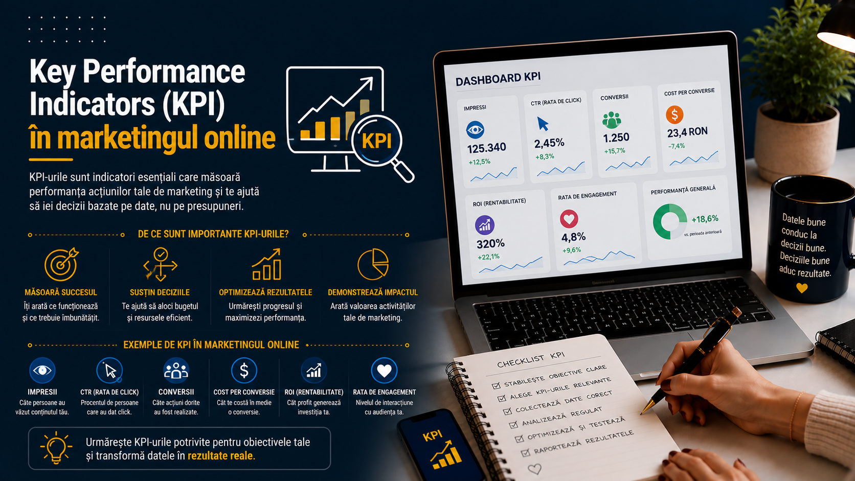 Key Performance Indicators (KPI) în marketingul online