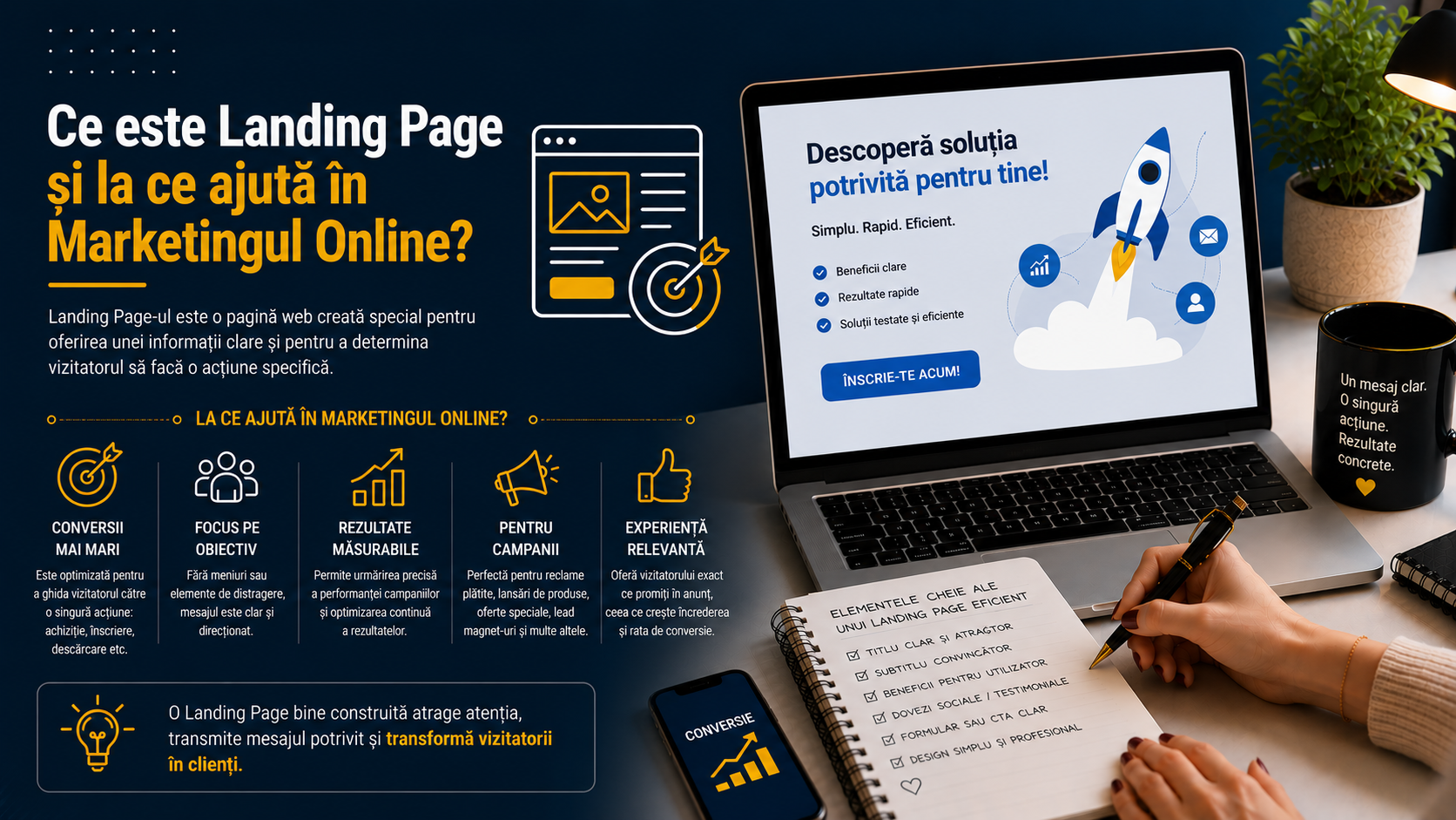 Ce este Landing Page și la ce ajută