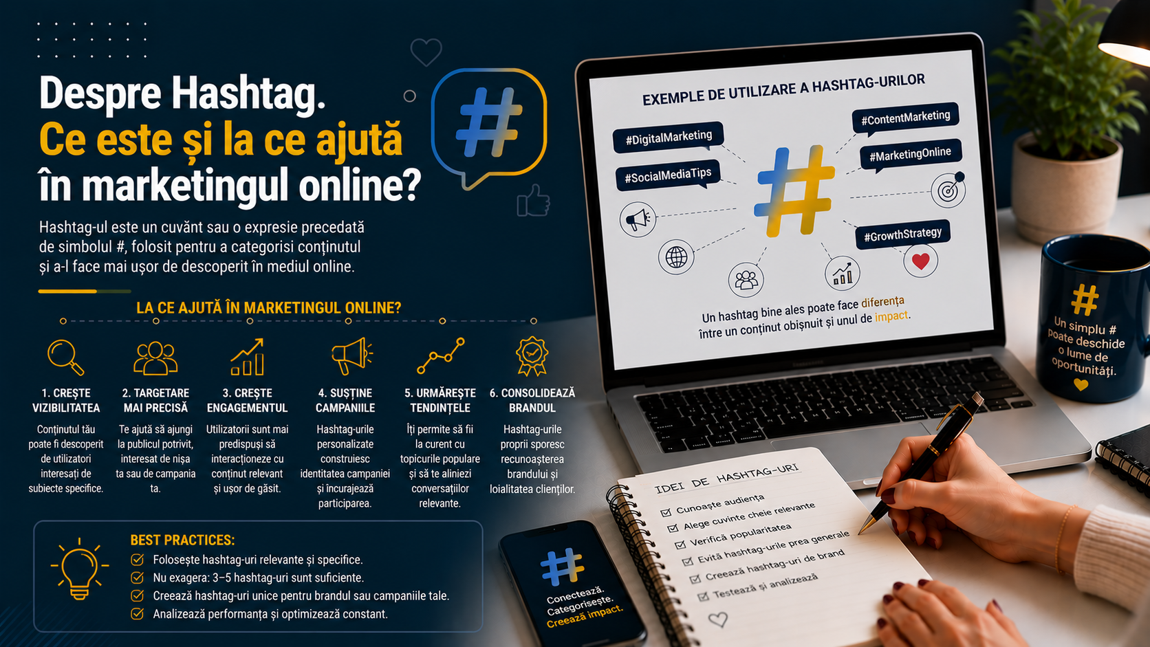 Despre Hashtag. Ce este și la ce ajută în marketingul online