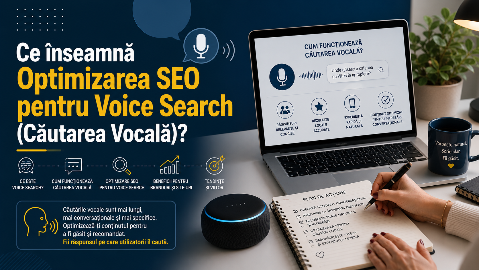 Ce înseamnă Optimizarea SEO pentru Voice Search (Căutarea Vocală)