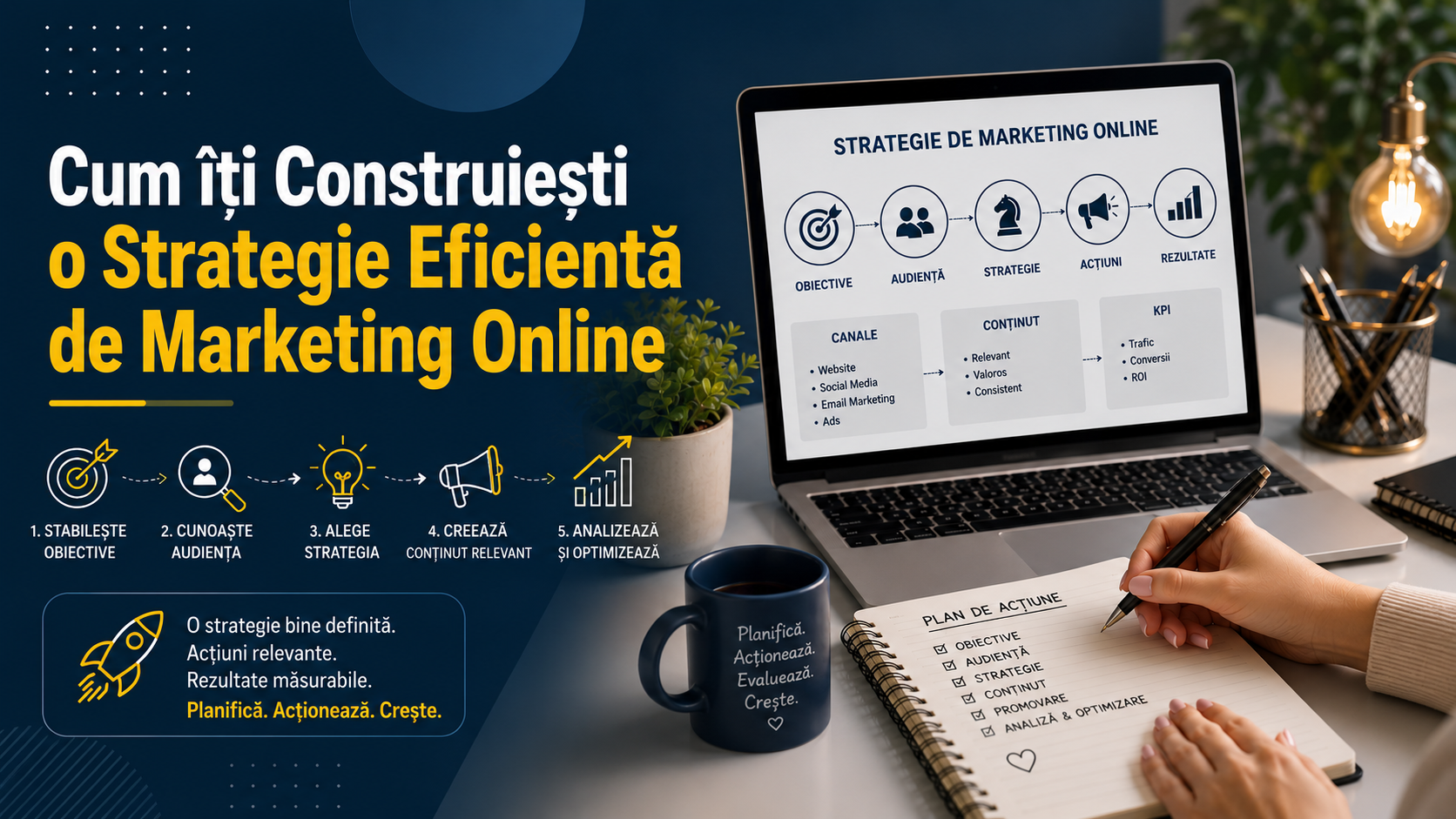 Cum îți Construiești o Strategie Eficientă de Marketing Online