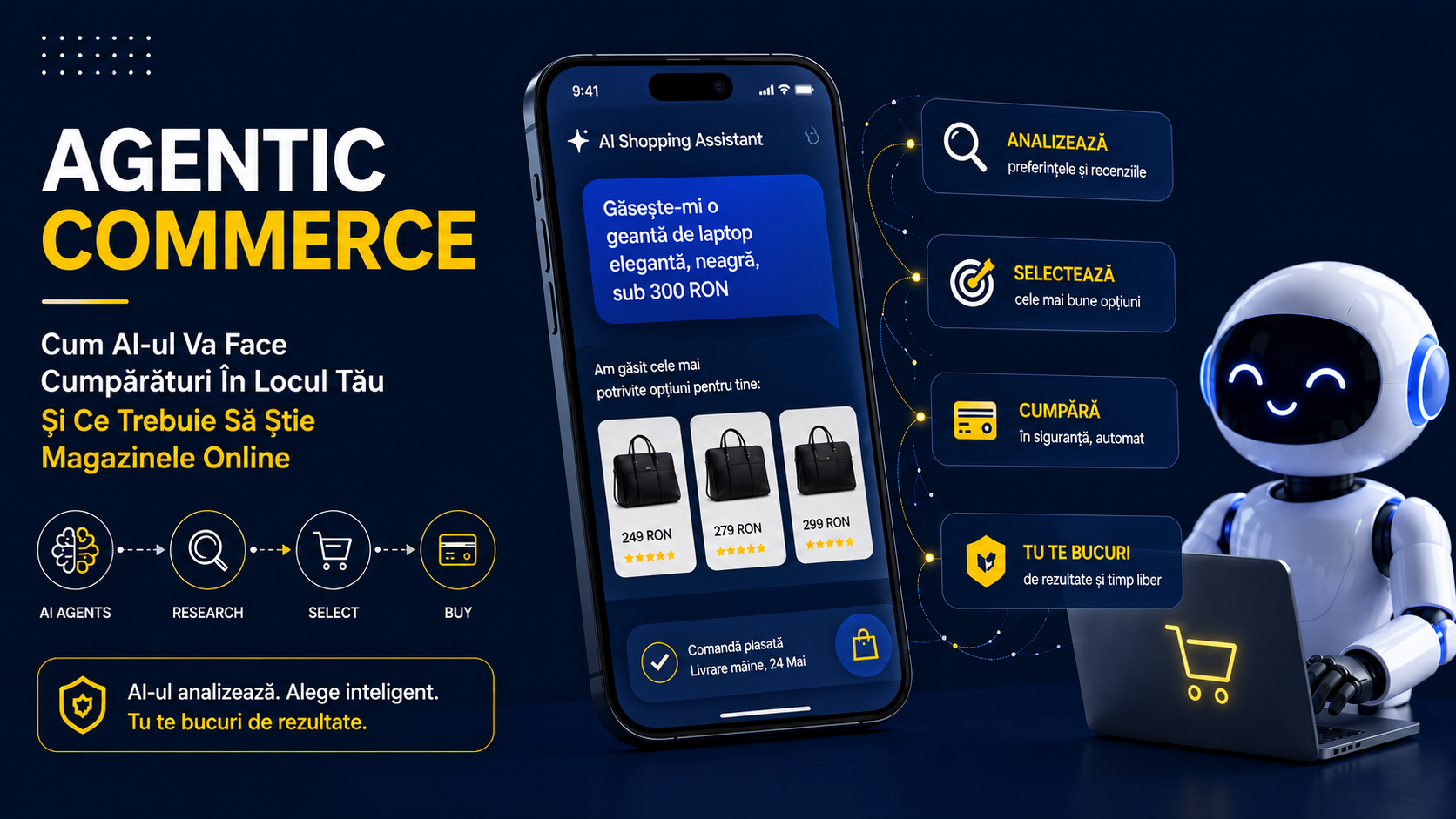 Agentic Commerce Cum AI-ul Va Face Cumpărături În Locul Tău Și Ce Trebuie Să Știe Magazinele Online