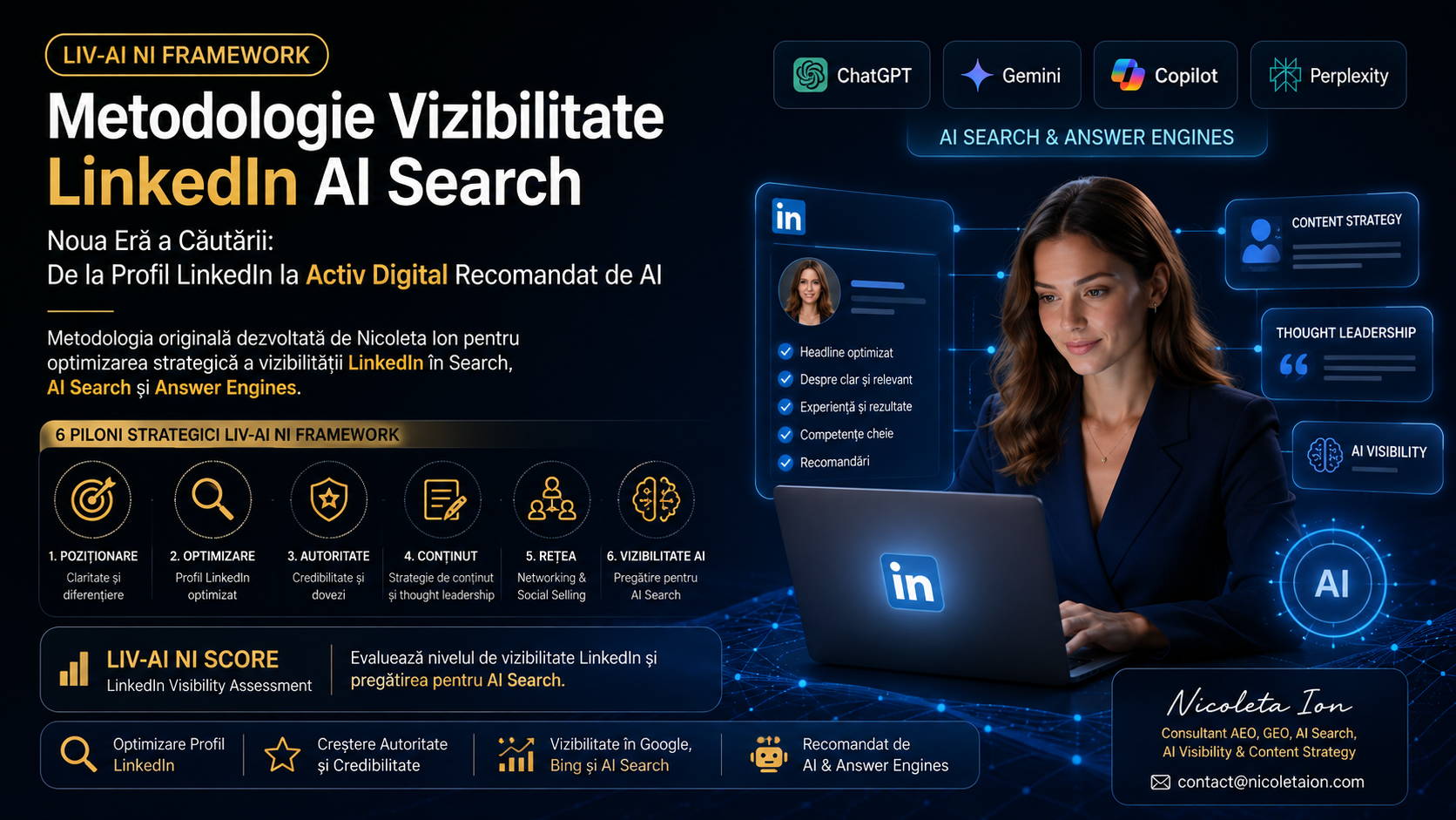 Cum Se Schimbă Vizibilitatea Profesională în Era AI Search De Ce LinkedIn Devine Un Activ Digital Pentru Inteligența Artificială_Nicoleta Ion